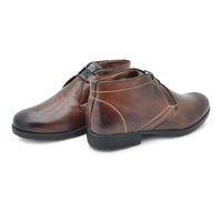 Bota Saara em Couro - Brown