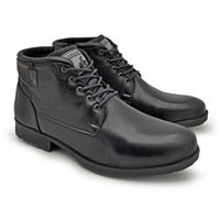 Bota Saara em Couro - Preto