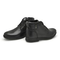 Bota Saara em Couro - Preto
