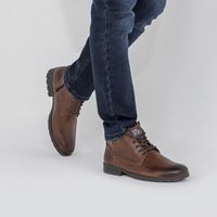 Bota Saara em Couro - Chocolate