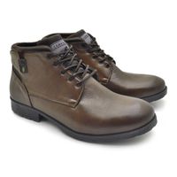 Bota Saara em Couro - Chocolate