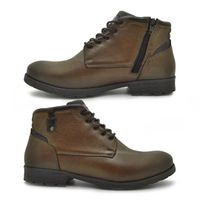 Bota Saara em Couro - Chocolate