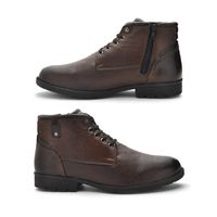 Bota Saara em Couro - Brown