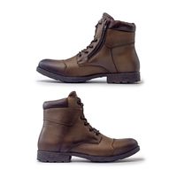 Bota Saara em Couro - Whisky