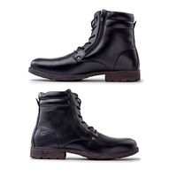 Bota Saara em Couro - Preto