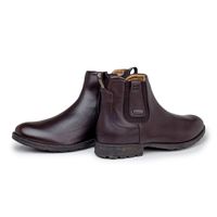 Bota Chelsea Saara em Couro - Café