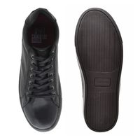 Sapatenis em Couro Casual Masculino Stratus - Preto