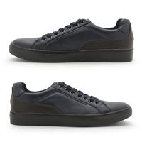 Sapatenis em Couro Casual Masculino Stratus - Marinho