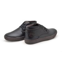 Sapatenis Stratus Masculino em Couro Preto