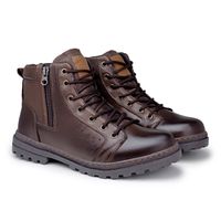 Bota Vacanza em Couro - Café