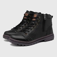 Bota Vacanza em Couro - Preto