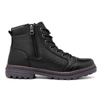 Bota Vacanza em Couro - Preto