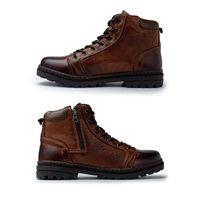 Bota Vacanza em Couro - Brown