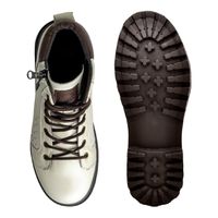 Bota Vacanza em Couro - Off White