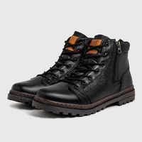 Bota Vacanza em Couro Floather - Preto E L