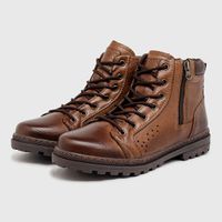 Bota Coturno Laroche Vacanza em Couro - Conhaque E L