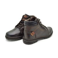 BOTA MASCULINO VACANZA EM COURO CAFÉ Tal Pai / Tal Filho