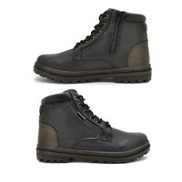 BOTA MASCULINO VACANZA EM COURO PRETO Tal Pai / Tal Filho