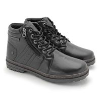 Bota Vacanza em Couro - Preto