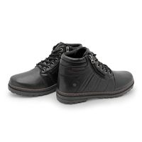 Bota Vacanza em Couro - Preto