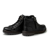 Bota Vacanza em Couro - Preto