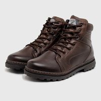 Bota Coturno Masculino Laroche Vacanza em Couro - Café