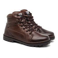 Bota Coturno Masculino Laroche Vacanza em Couro - Café