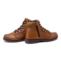 Bota Coturno Masculino Laroche Vacanza em Couro - Conhaque E L