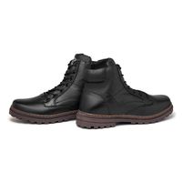 Bota Coturno Masculino Laroche Vacanza em Couro - Preto
