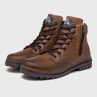 Bota Coturno Masculino Laroche Vacanza em Couro - Chocolate