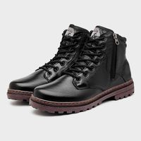 Bota Coturno Masculino Laroche Vacanza em Couro - Preto