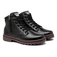 Bota Coturno Masculino Laroche Vacanza em Couro - Preto