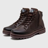Bota Coturno Masculino Laroche Vacanza em Couro - Café