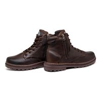 Bota Coturno Masculino Laroche Vacanza em Couro - Café