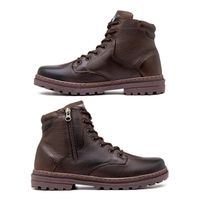 Bota Coturno Masculino Laroche Vacanza em Couro - Café