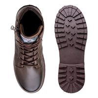 Bota Coturno Masculino Laroche Vacanza em Couro - Café
