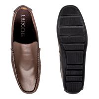 Mocassim Masculino Laroche Viena em Couro - Marrom