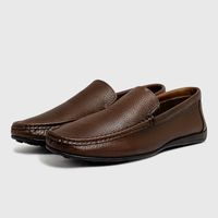 Mocassim Masculino Laroche Viena em Couro - Café