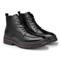Bota Masculina Londres em Couro Legitimo - Preto