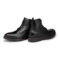 Bota Masculina Londres em Couro Legitimo - Preto