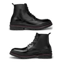Bota Masculina Londres em Couro Legitimo - Preto