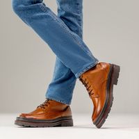 Bota Masculina Londres em Couro Legitimo - Whisky
