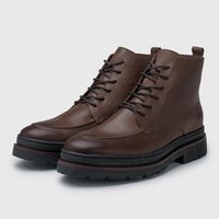 Bota Masculina Londres em Couro Legitimo - Whisky