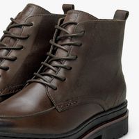 Bota Masculina Londres em Couro Legitimo - Café