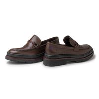 Mocassim Loafer Masculino Londres em Couro - Café