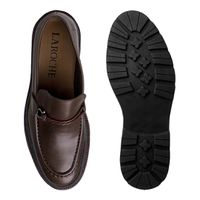 Mocassim Loafer Masculino Londres em Couro - Café
