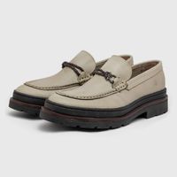 Mocassim Loafer Masculino Londres em Couro - Cromo Rato E L