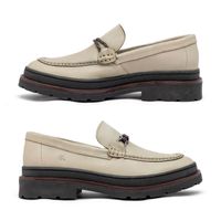 Mocassim Loafer Masculino Londres em Couro - Cromo Rato E L