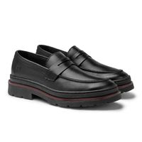 Mocassim Loafer Masculino Londres em Couro - Preto