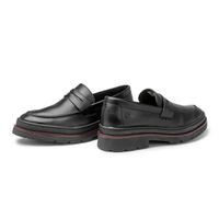 Mocassim Loafer Masculino Londres em Couro - Preto